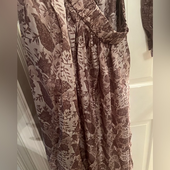 NWT Hannah Artwear Rio Cutout Silk Maxi Dress. Size 3 (US 10-12). - Picture 11 of 11